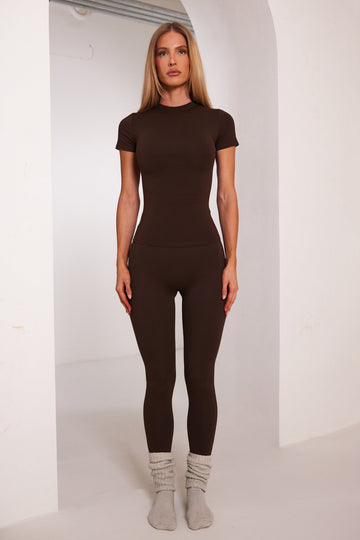 The Sculpt Leggings in Brown