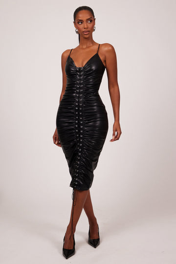 The Sada Midaxi in Black