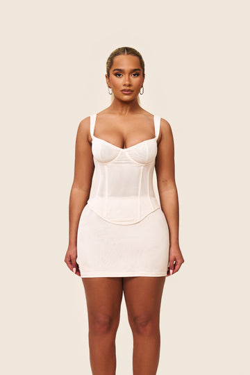 The Cinched Set in Cream