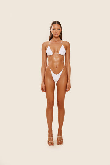 The Teeny Bikini in White