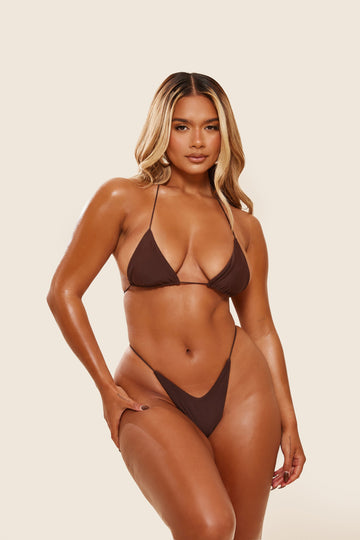 Teeny Bikini in Brown