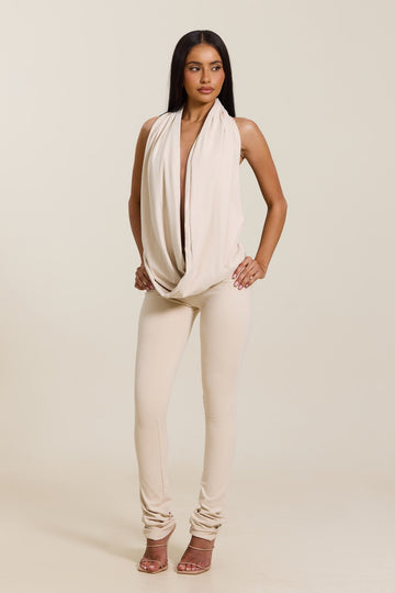 Leia Trousers in Stone