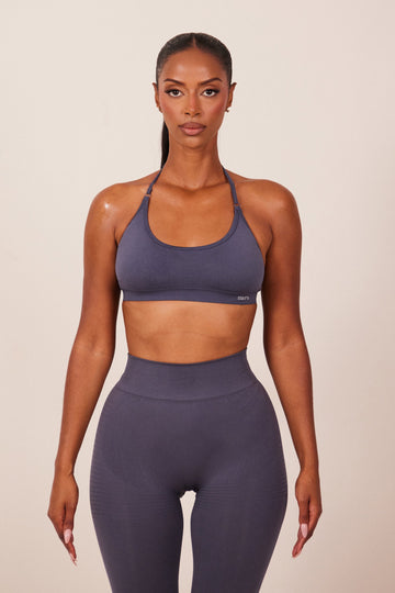 The Mars Seamless Bra in Navy