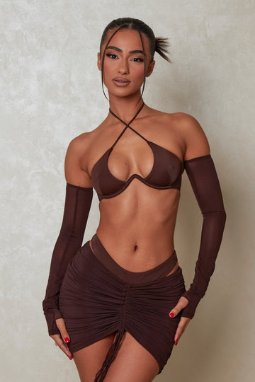 The Palm Set in Brown
