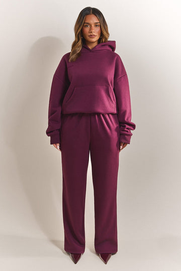 The Classics Hoodie in Plum