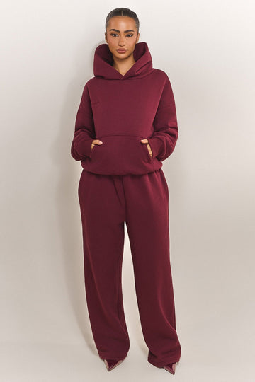 The Classics Hoodie in Wine