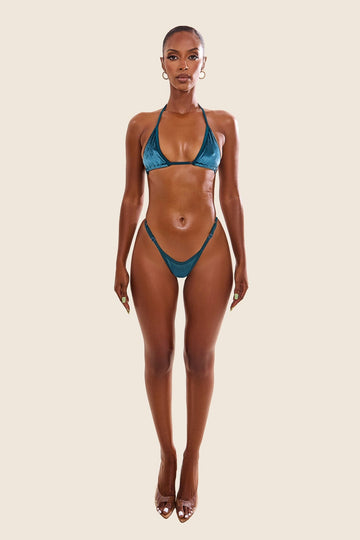 The Jordyn Bikini in Teal