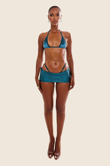 The Jordyn Coverup in Teal