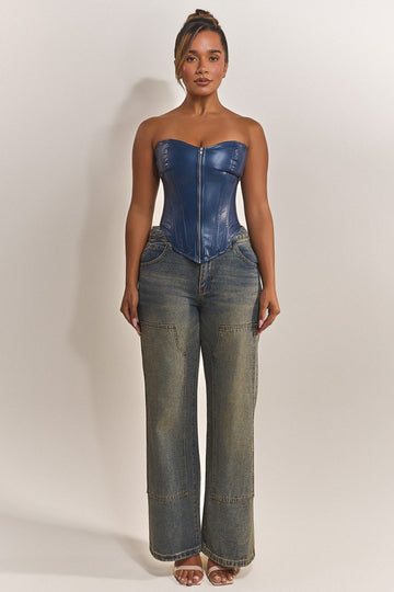 The Cinch Corset in Navy
