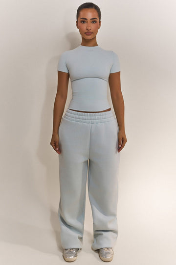 The Sculpt Short Sleeve Tee in Baby Blue