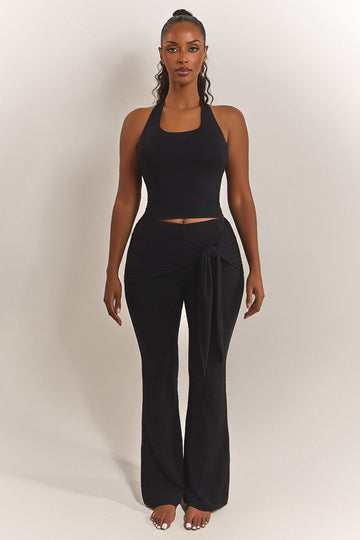 The Tie Trousers in Black