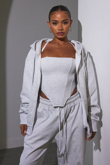 The Basic Jersey Jacket in Grey