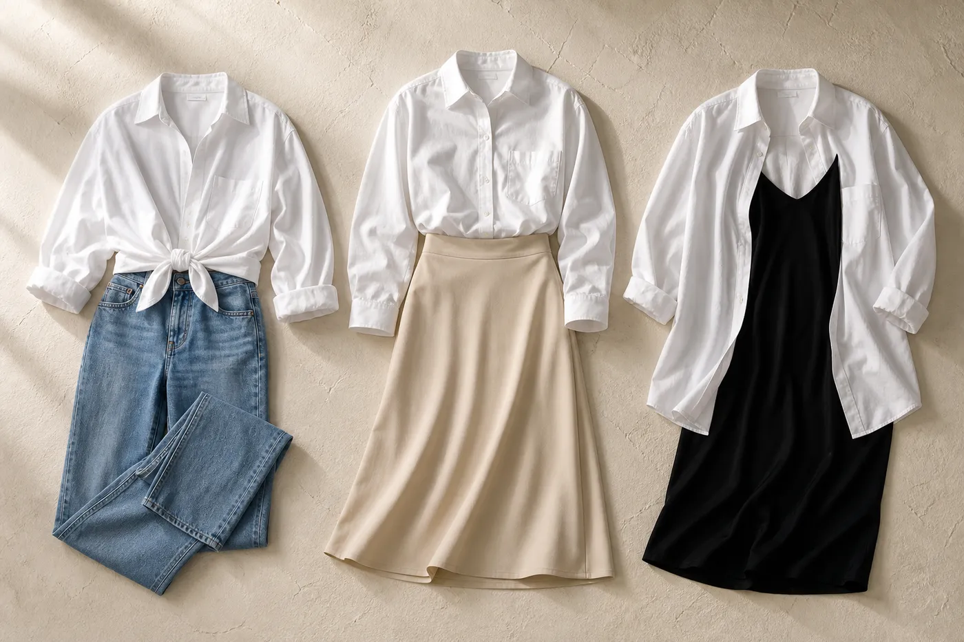 How to wear the white shirt: 12 outfit ideas