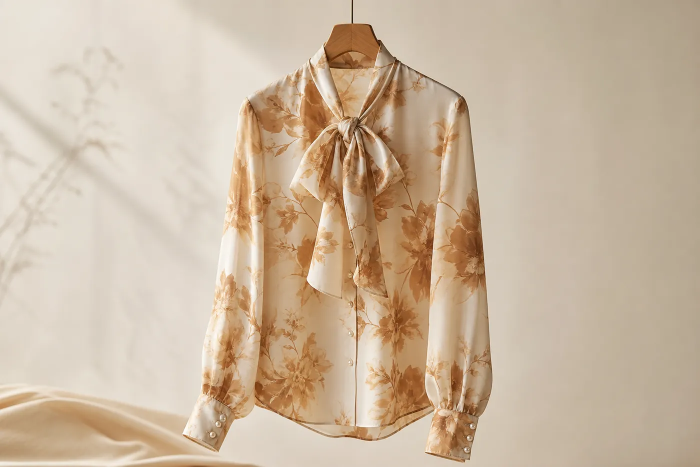 Printed Silk Blouse Essential