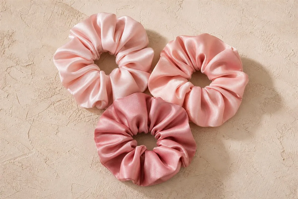Lot de 3 Chouchous en Soie No.12