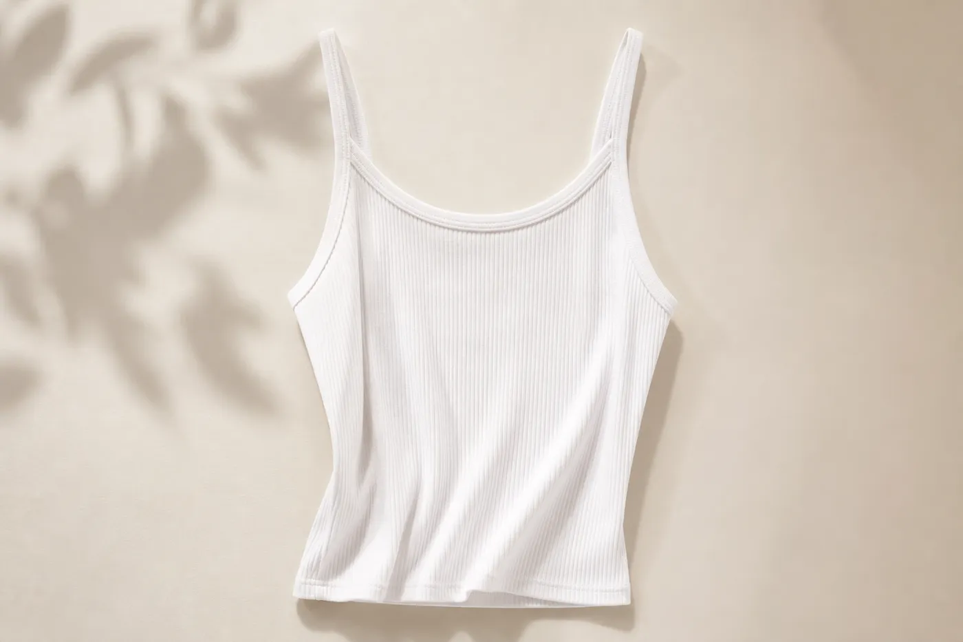 Cotton Ribbed Tank Top Essential