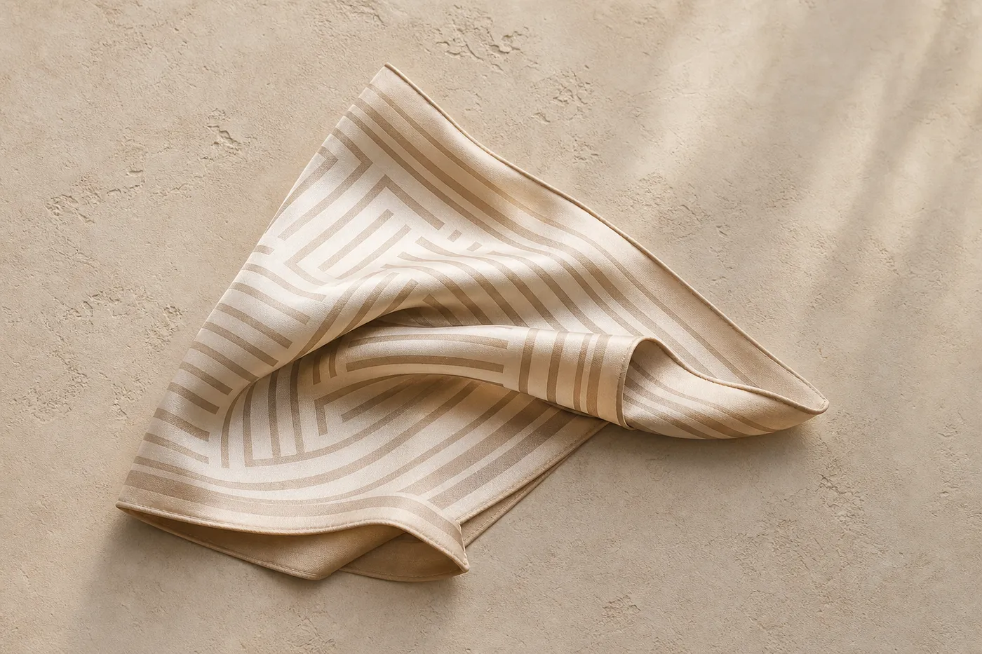 Mini Silk-Touch Square Scarf Signature