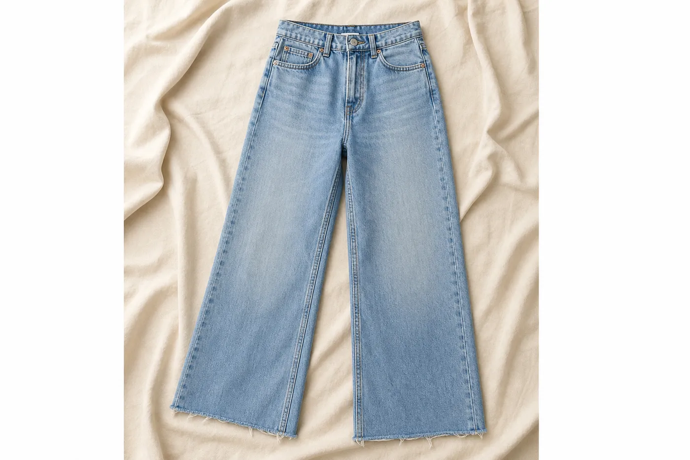 Iconic Wide-Leg High-Rise Jeans Signature