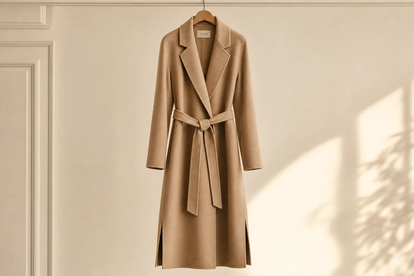 Belted Long Coat No.16