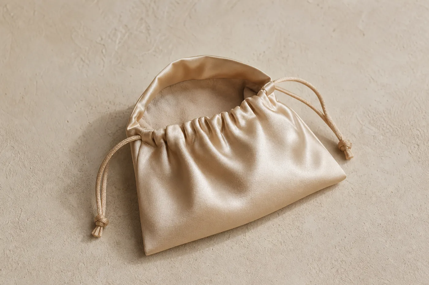 Satin Jewellery Pouch Signature