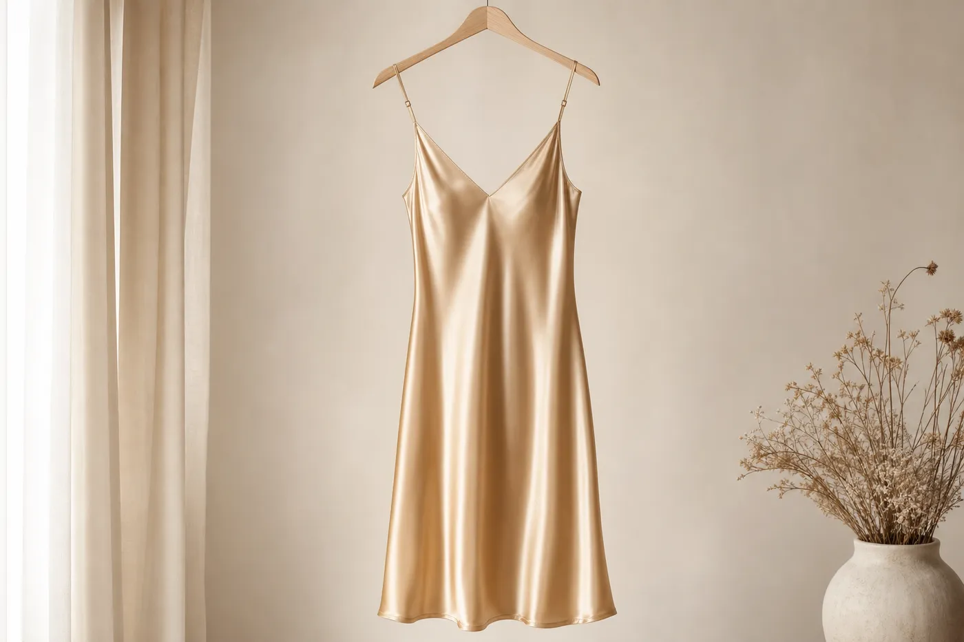 Signature Midi Satin Dress Limited Edition