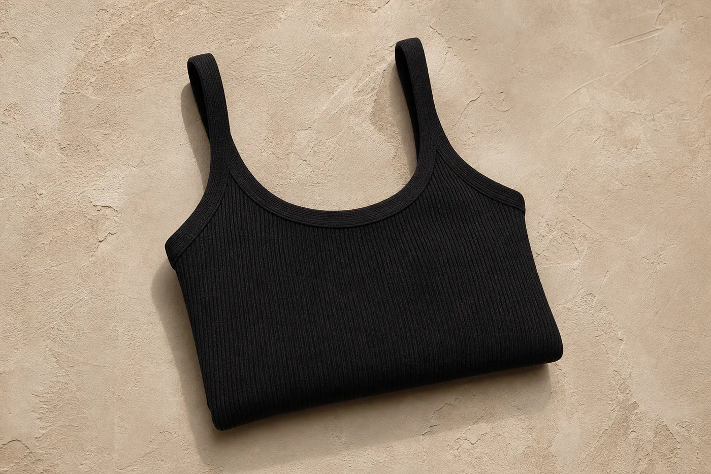 Basic Ribbed Tank Top Essential